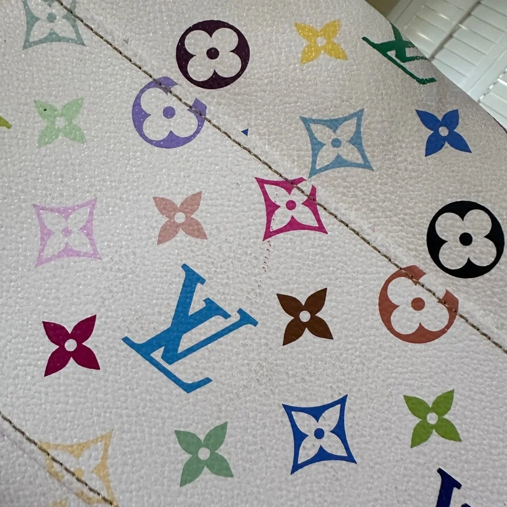 Louis Vuitton Murakami Judy white monogram multi color shoulder bag - Picture 8 of 16